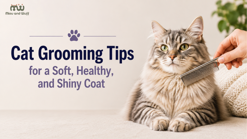 Cat grooming tips for a soft, healthy, shiny coat — Miou and Wuff, Ahmedabad