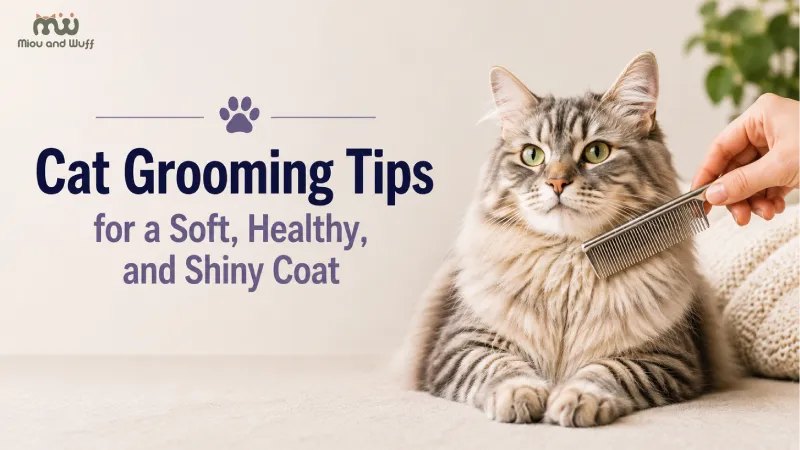 Cat grooming tips for a soft, healthy, shiny coat — Miou and Wuff, Ahmedabad