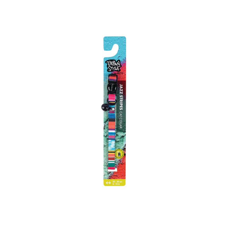 M-Pets Stripes Cat Collar