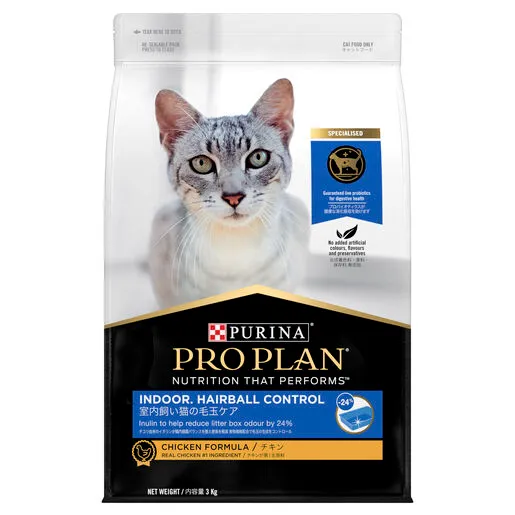 Purina Pro Plan Adult Cat Hairball Control Chicken Formula