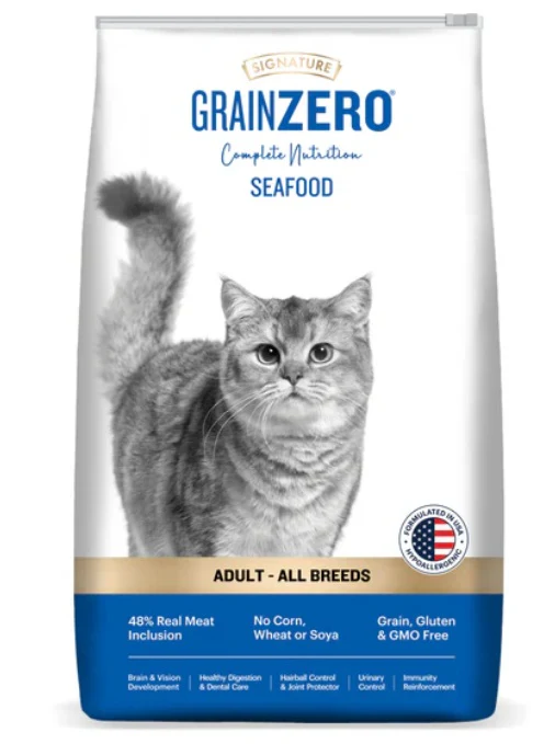 Signature Grain Zero Seafood Adult Cat Dry Food