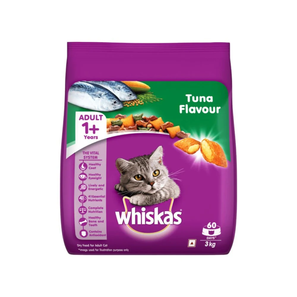 Whiskas Adult (1+ Years) Tuna Flavour Dry Cat Food
