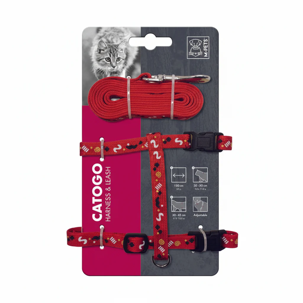 M-Pets Catogo Cat Harness & Leash
