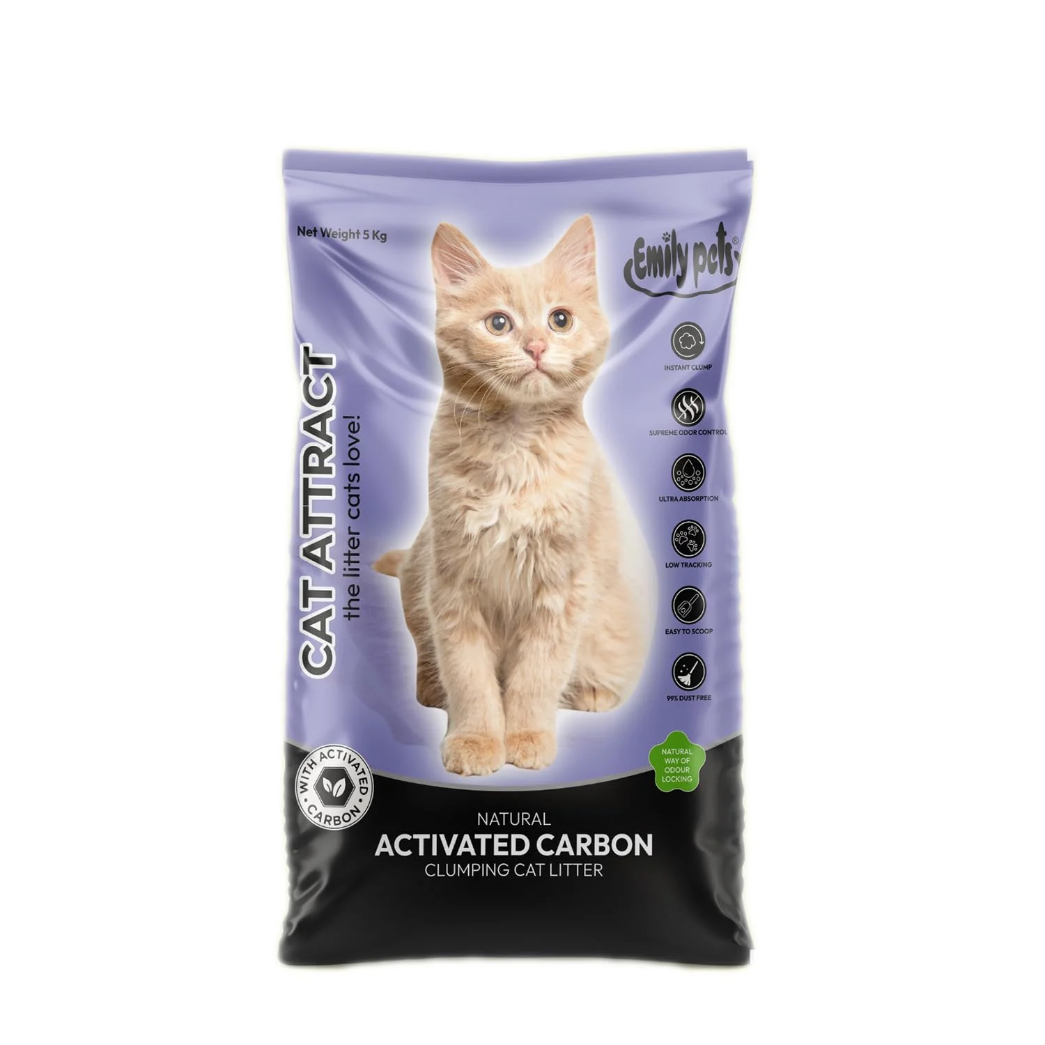 Emily Pets Activated Carbon Clumping Cat Litter