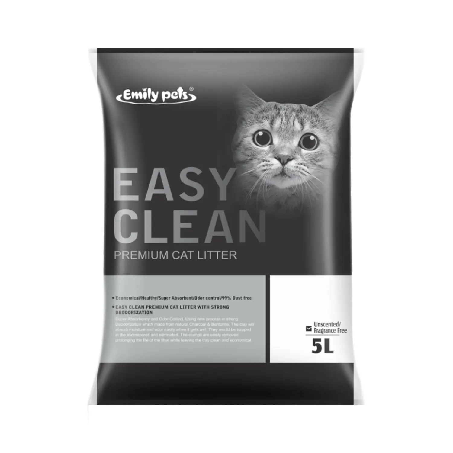 Emily Pets Easy Clean Cat Litter Unscented