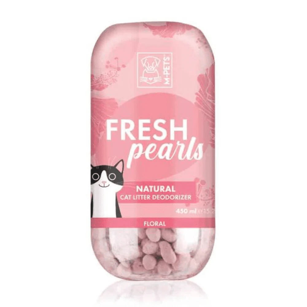 M-Pets Fresh Pearls Natural Cat Litter Deodoriser - Floral Scent