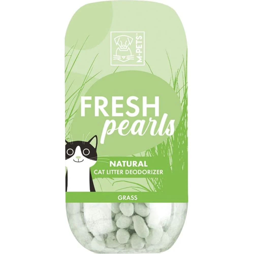 M-Pets Fresh Pearls Natural Cat Litter Deodoriser - Grass Scent