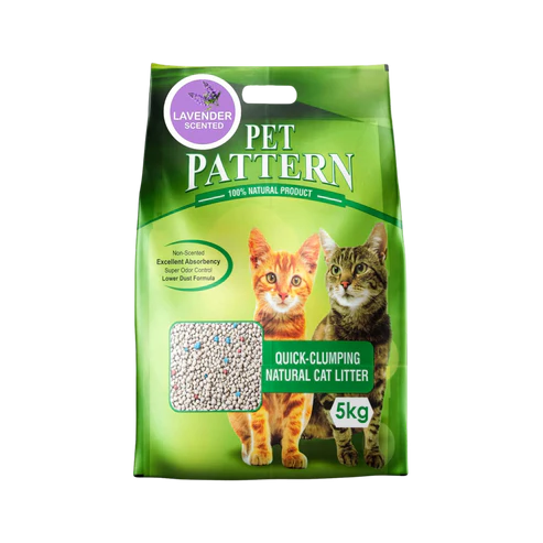 Pet Pattern Quick Clumping Natural Cat Litter