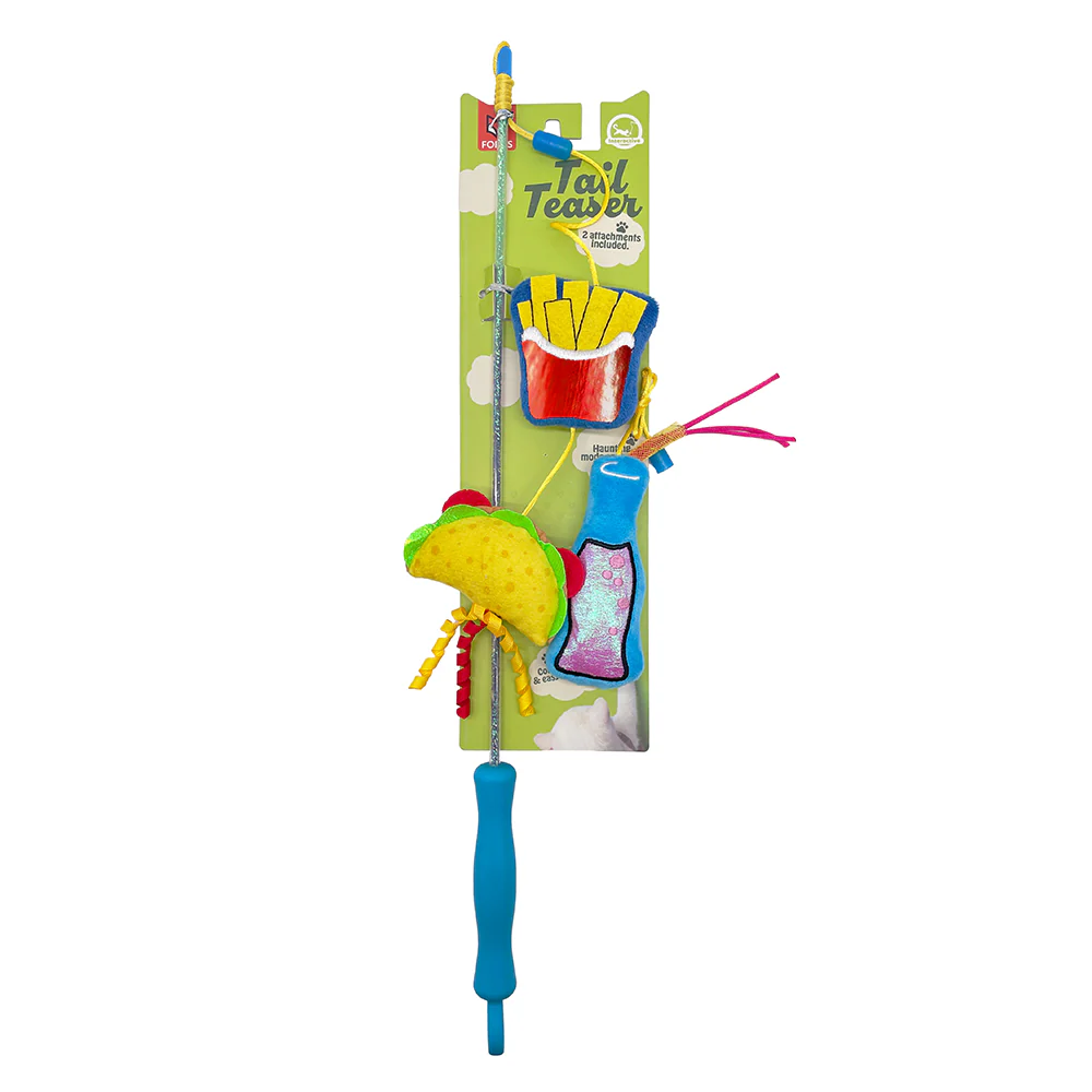 Fofos Cat Wand Toy Replaceable-Hungry Kittens