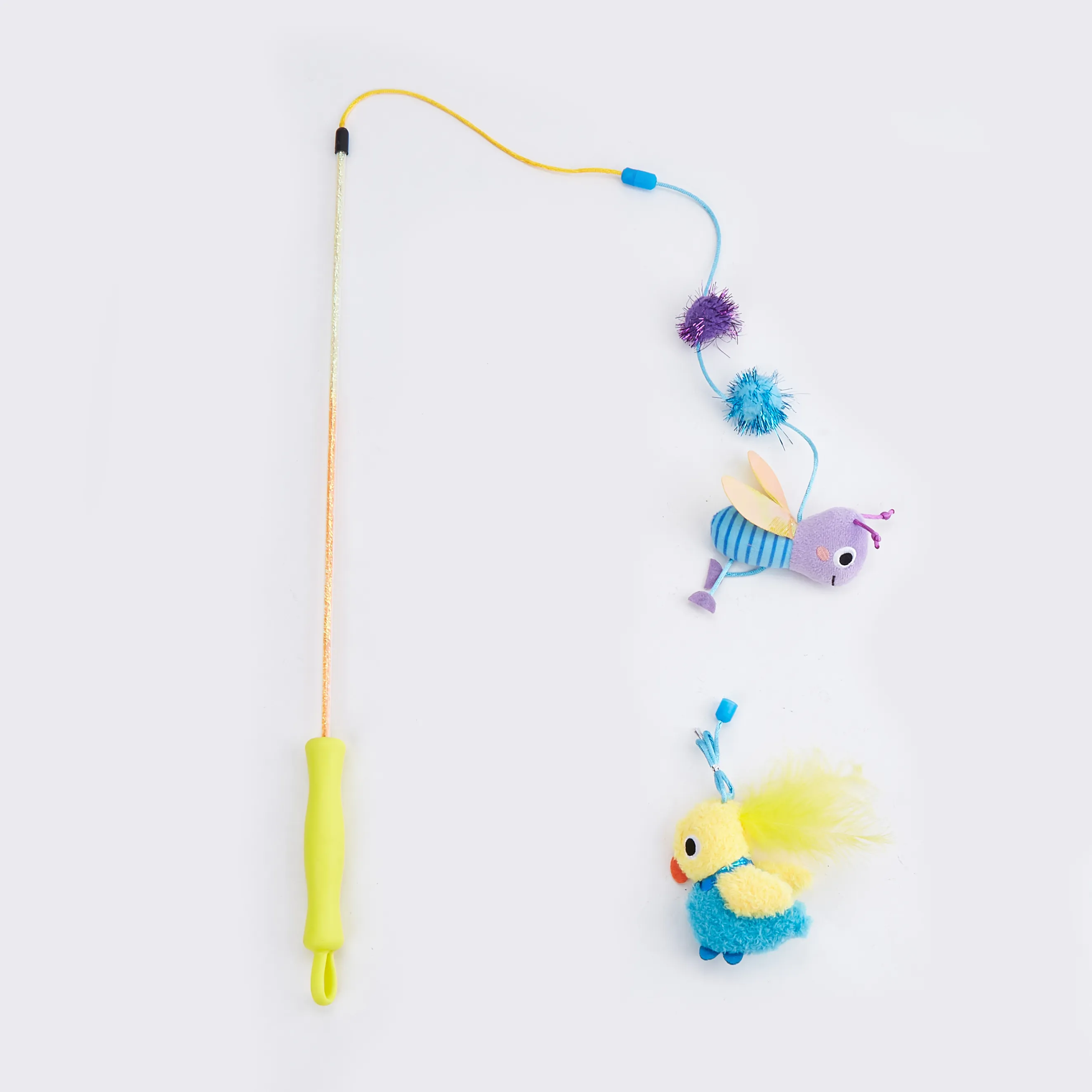 Fofos Cat Wand Toy Replaceable Lets Fly Togather