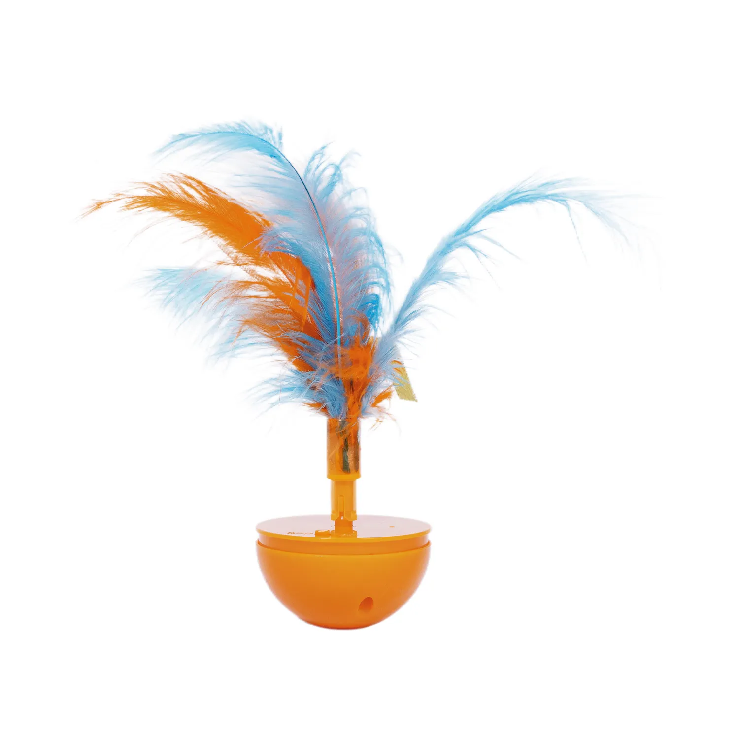 Fofos Tumbler Cat Toy Orange & Blue