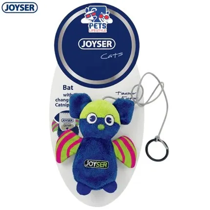 Joyser Cat Bat With Catnip Balls Green/Blue