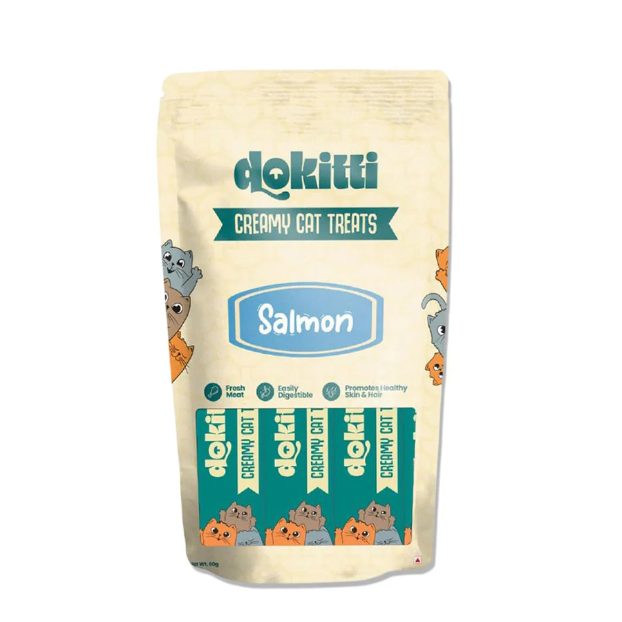 Dokitti Salmon Creamy Cat Treat