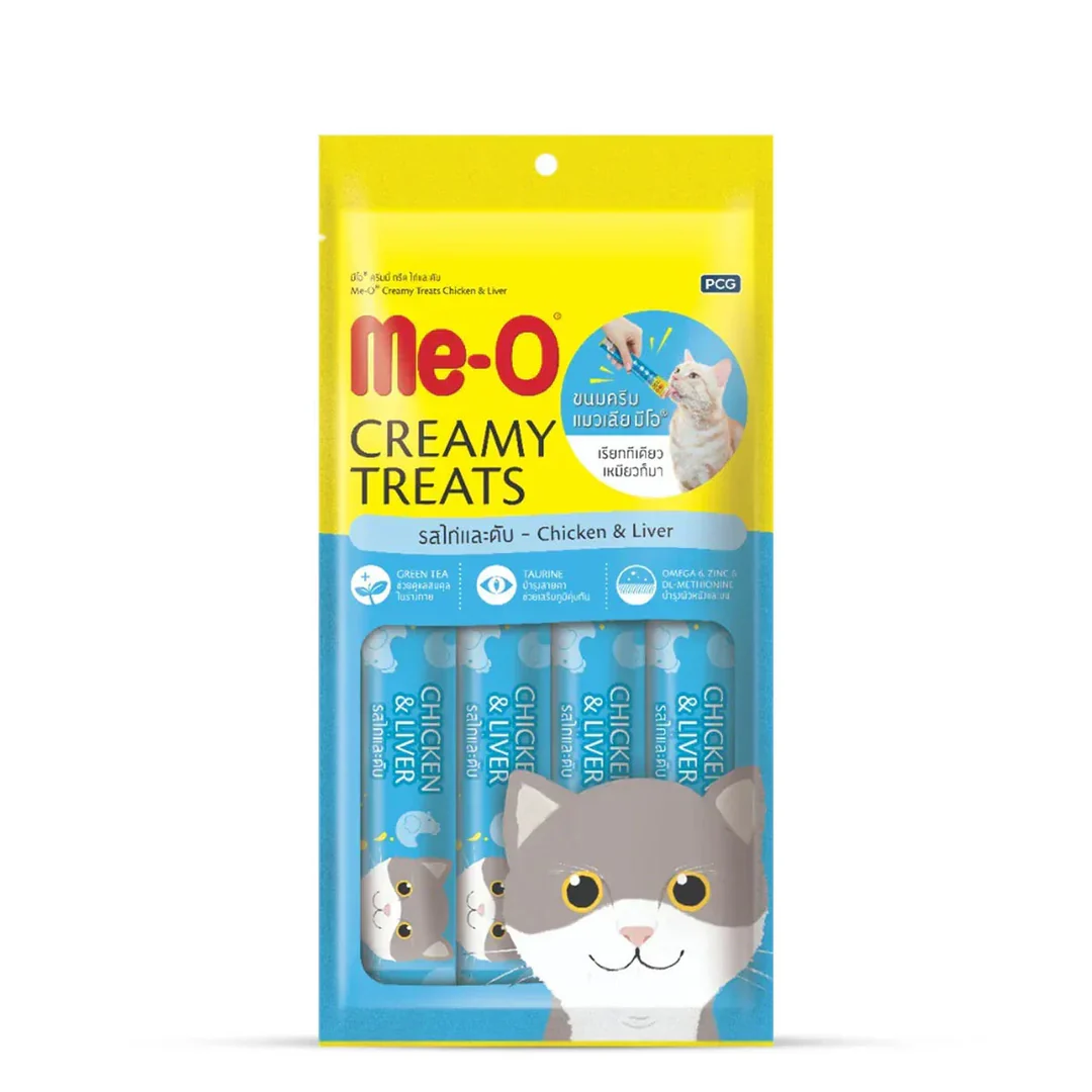 Me-O Creamy Chicken & Liver Cat Treat