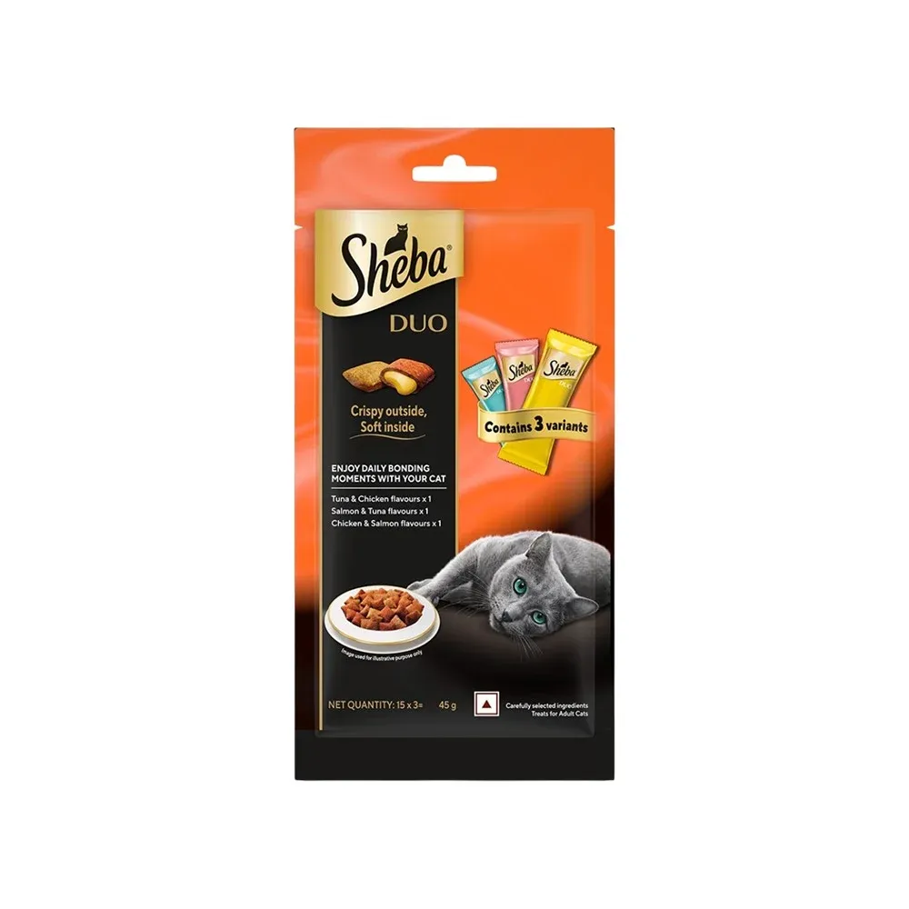 Sheba Duo Crispy Outside, Soft Inside with 3 Variants