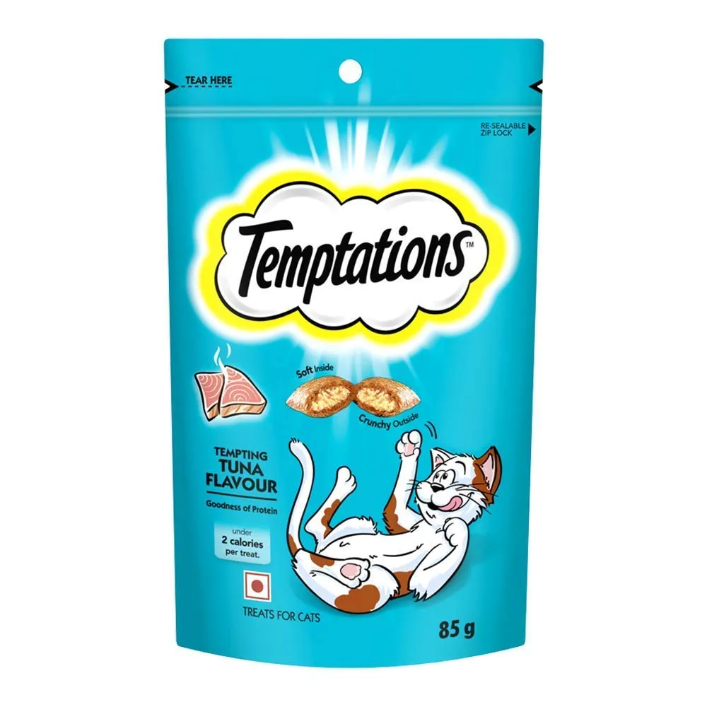 Temptations Crunchy Cat Treat Tempting Tuna Flavour