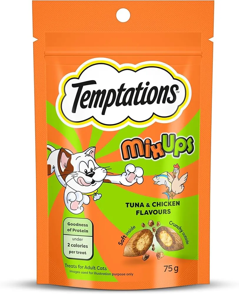 Temptations MixUps Tuna & Chicken Flavours Cat Treat