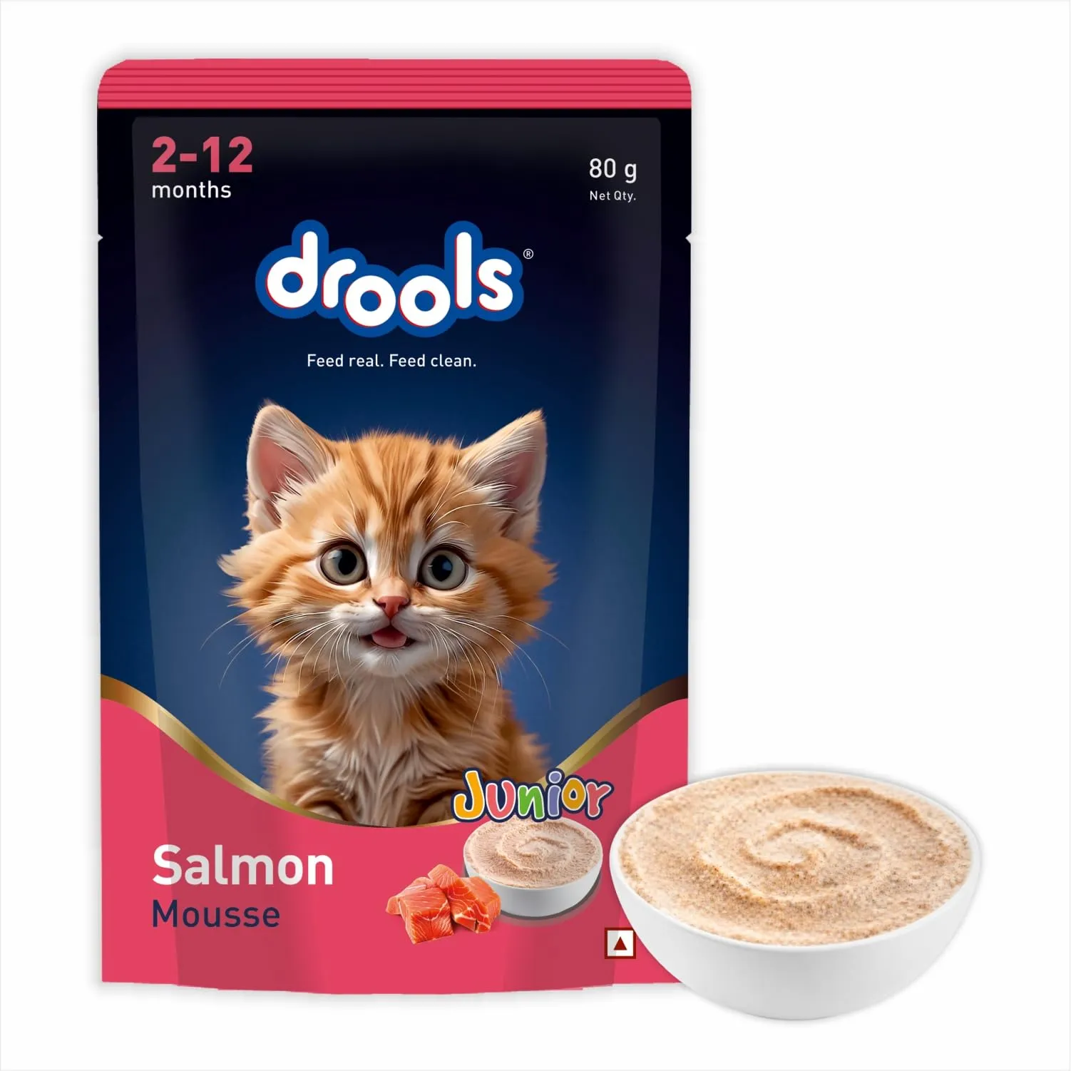 Drools Salmon Mousse Kitten Wet Food