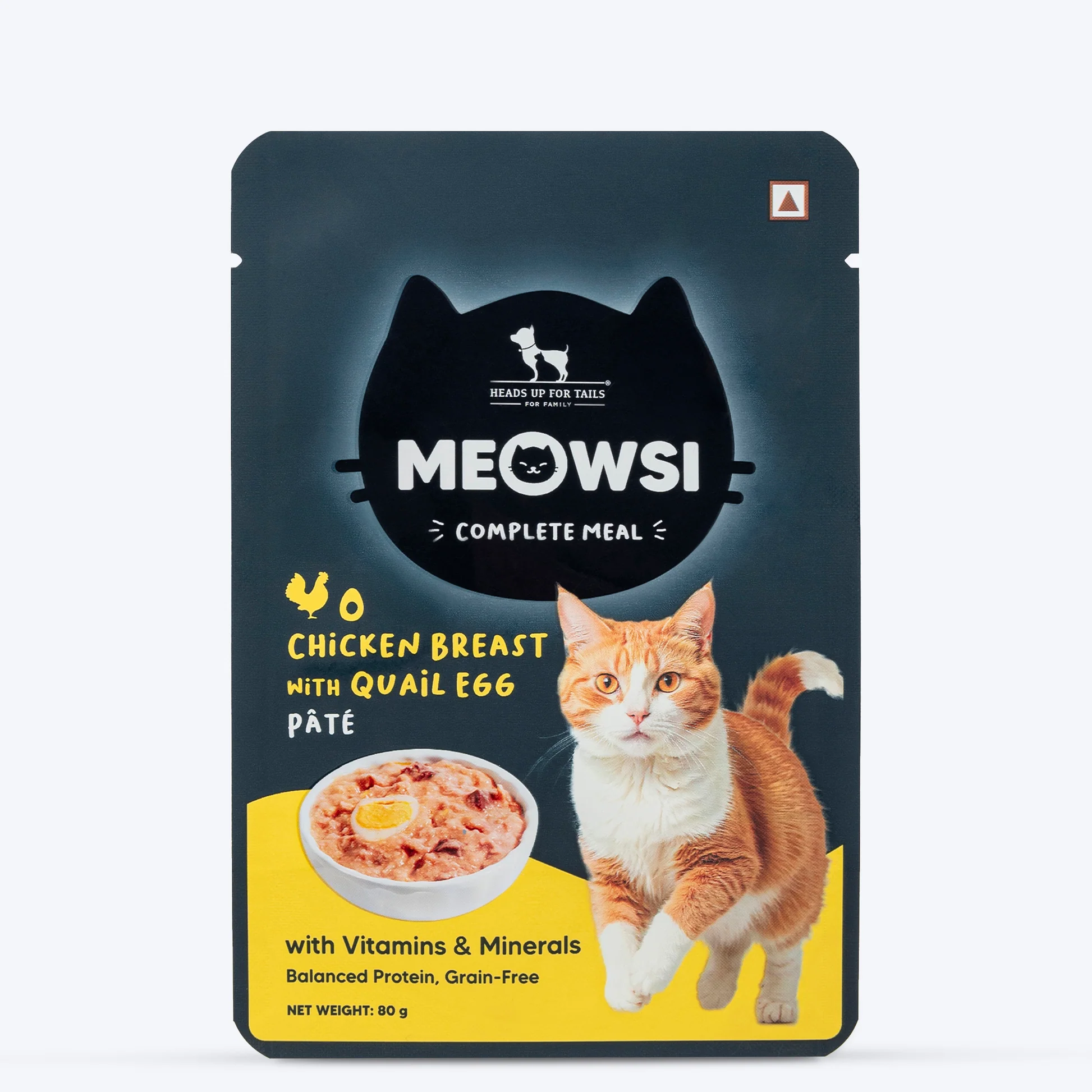 Meowsi by Heads Up For Tails Chicken Breast with Quail Egg Mousse Wet Cat Food