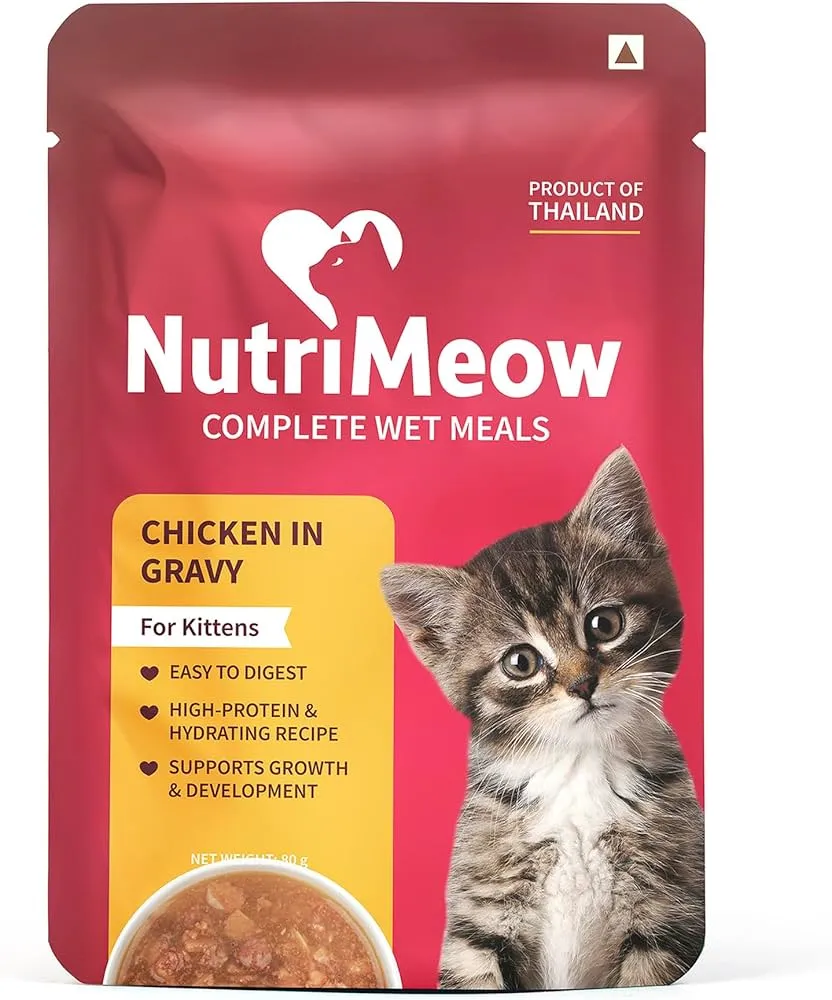 NutriMeow Chicken in Gravy Kitten Wet Food