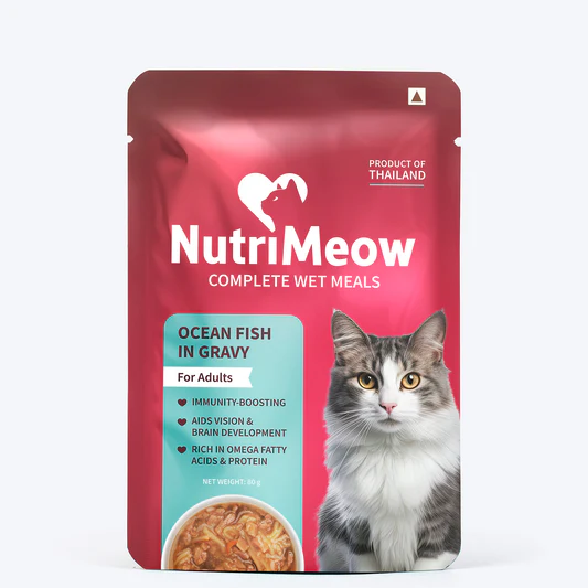 NutriMeow Oceanfish In Gravy Adult Cat Wet Food