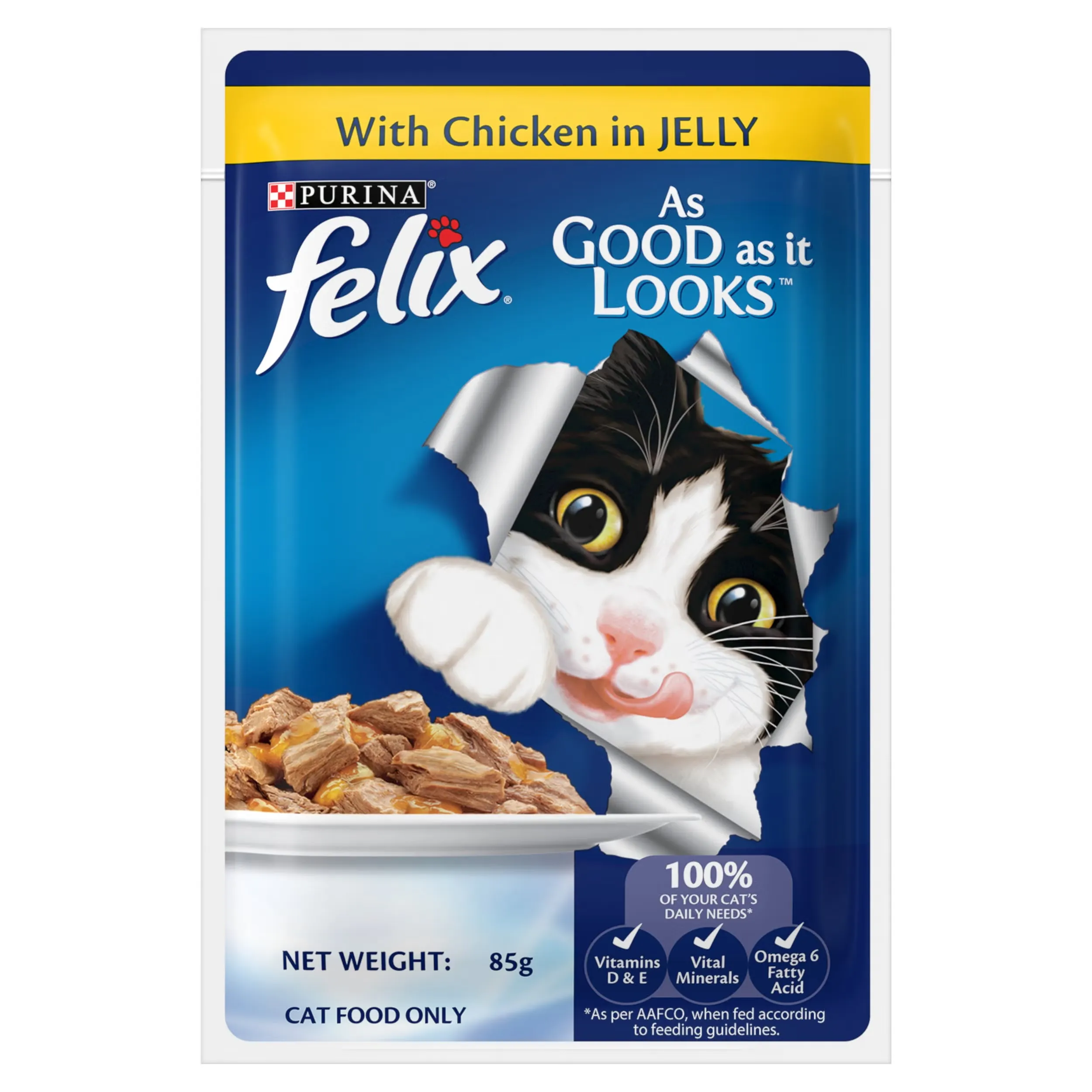 Purina Felix Chicken in Jelly Adult Wet Cat Food