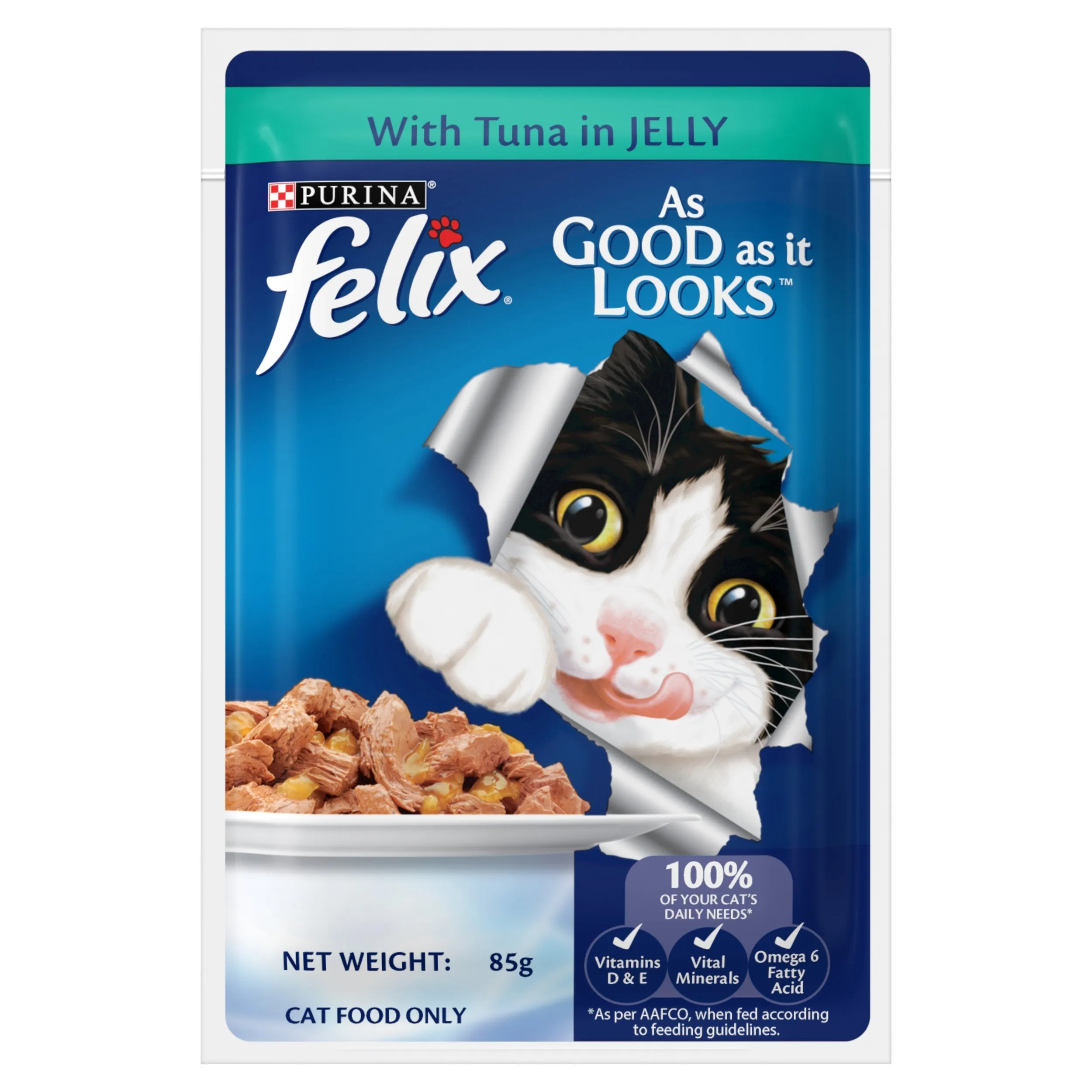 Purina Felix Tuna in Jelly Adult Wet Cat Food