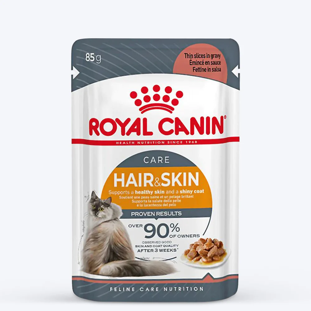 Royal Canin Hair and Skin Care In Gravy Adult Cat Wet Food