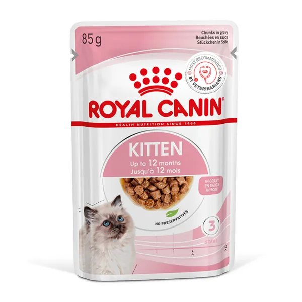 Royal Canin Kitten Chunk in Gravy Wet Food