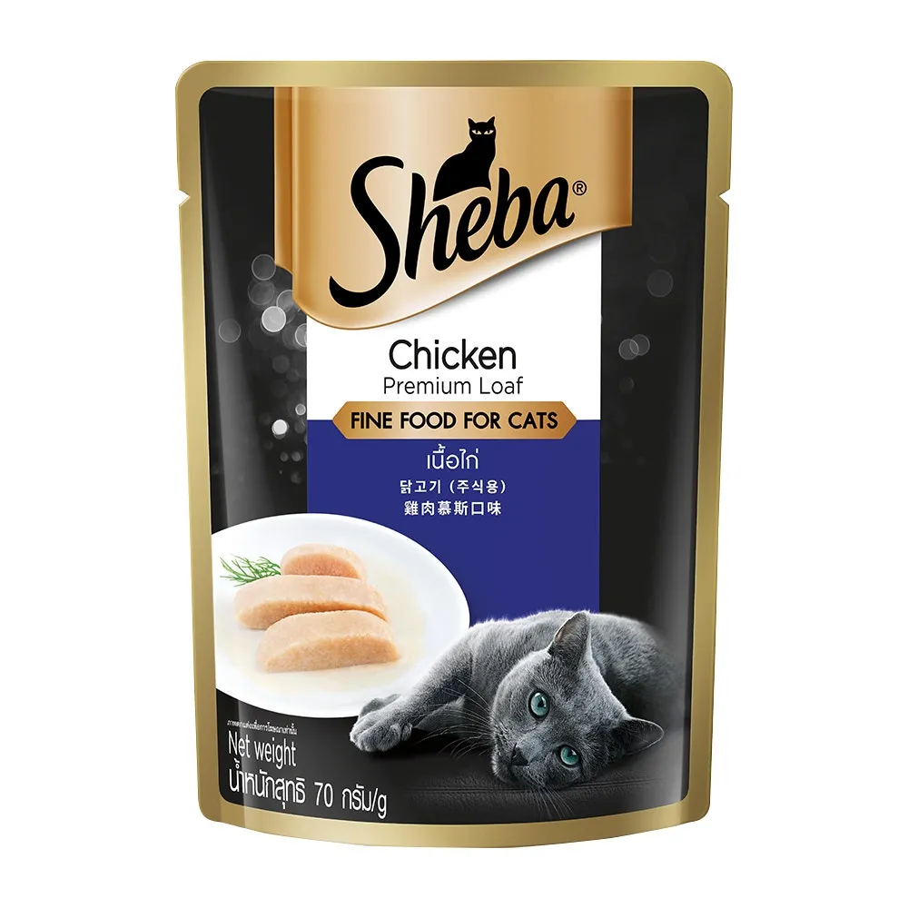 Sheba Chicken Premium Loaf Adult Wet Cat Food