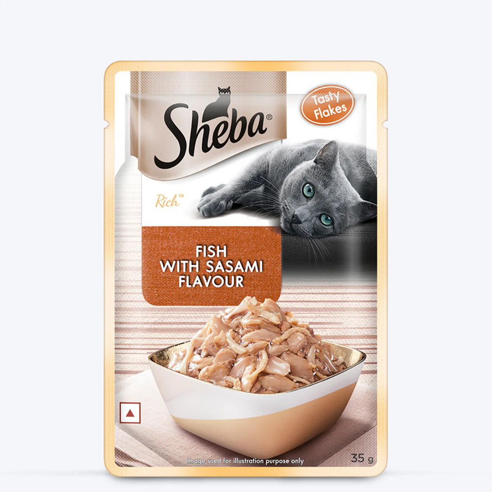 Sheba Rich Fish with Sasami Flavour Adult Wet Cat Food