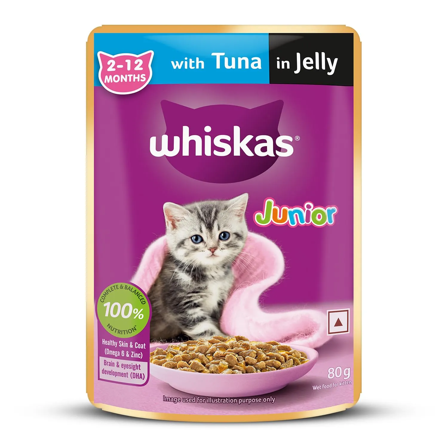 Whiskas Junior 2-12 Months with Tuna in Jelly
