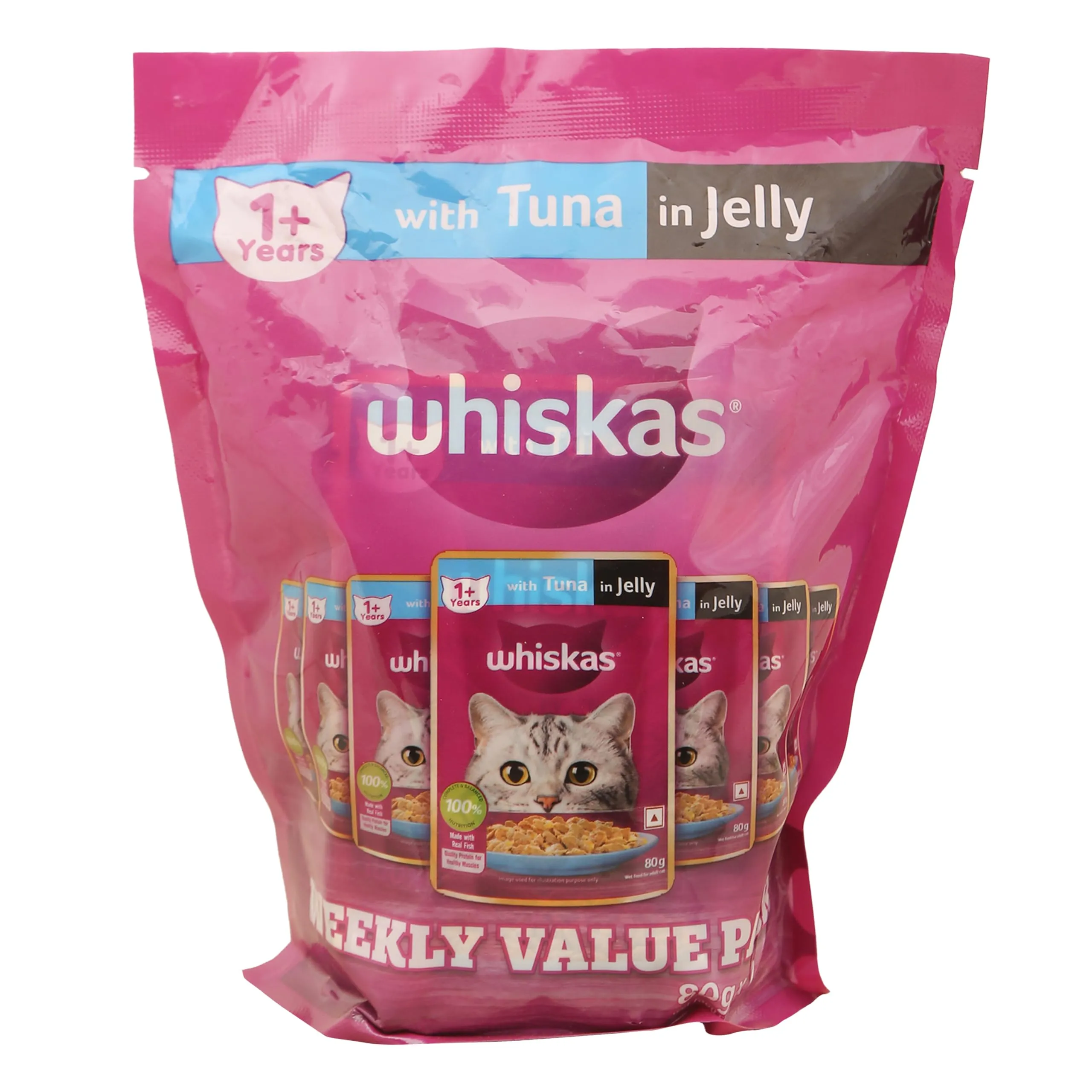 Whiskas Tuna in Jelly Weekly Value Pack