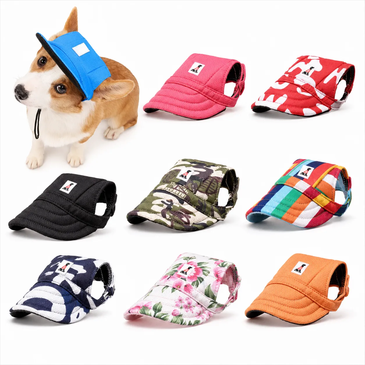 Whoof Whoof Base Ball Cap for Dog