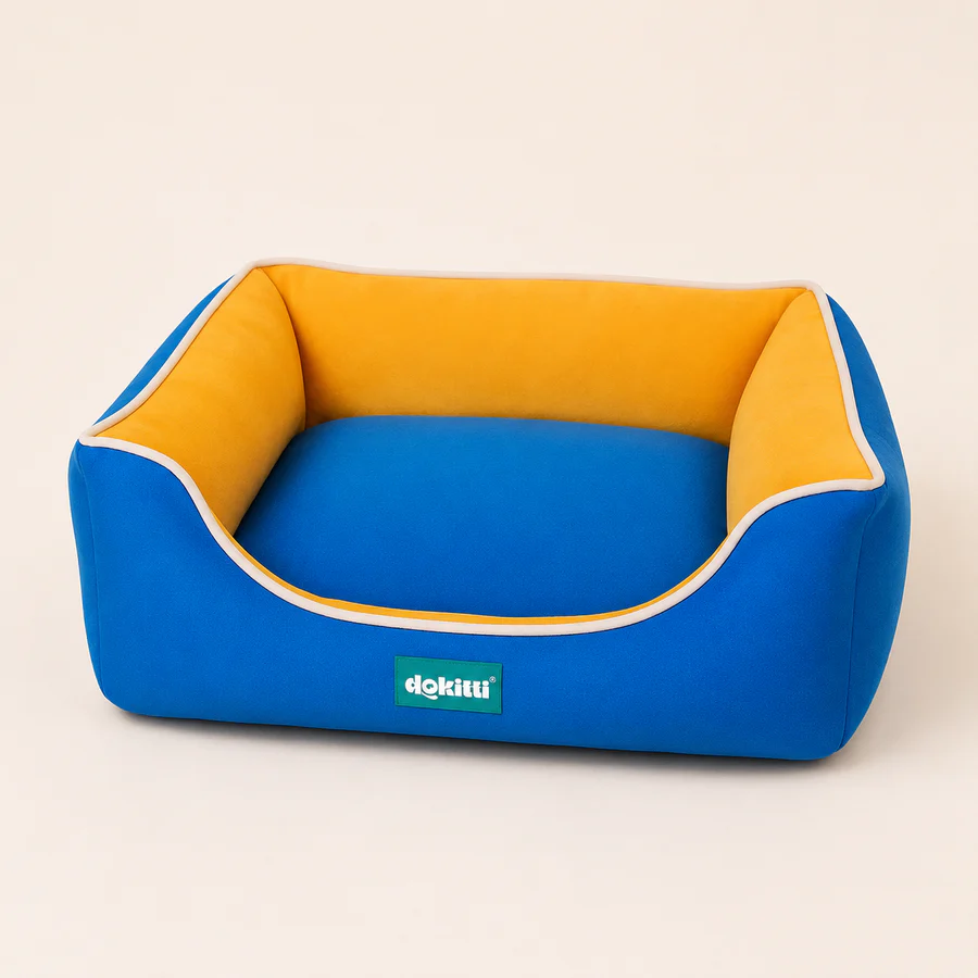 Dokitti Blue Yellow Lounge Bed