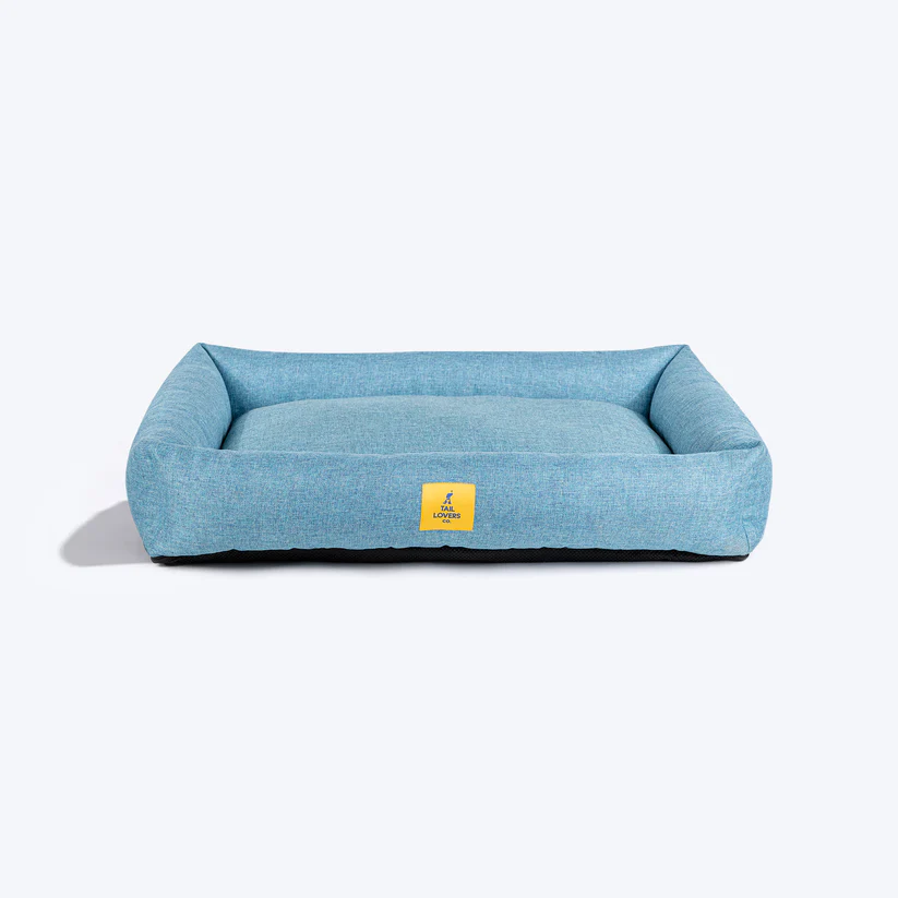 TLC Nesting Nook Dog Bed - Aqua Blue