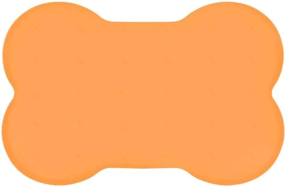 Heads Up For Tails Anti Spill Mat Bone Shape