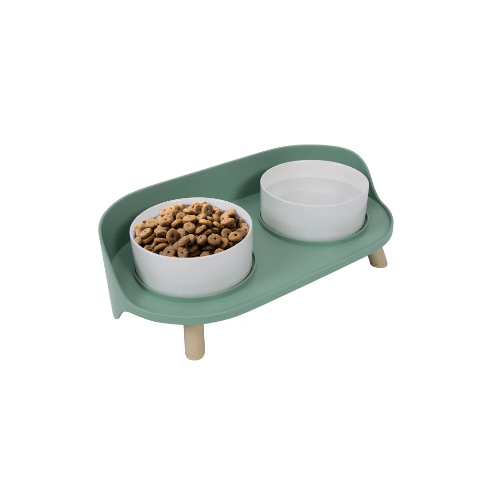 M-Pets Altitude Double Raised Pet Bowl