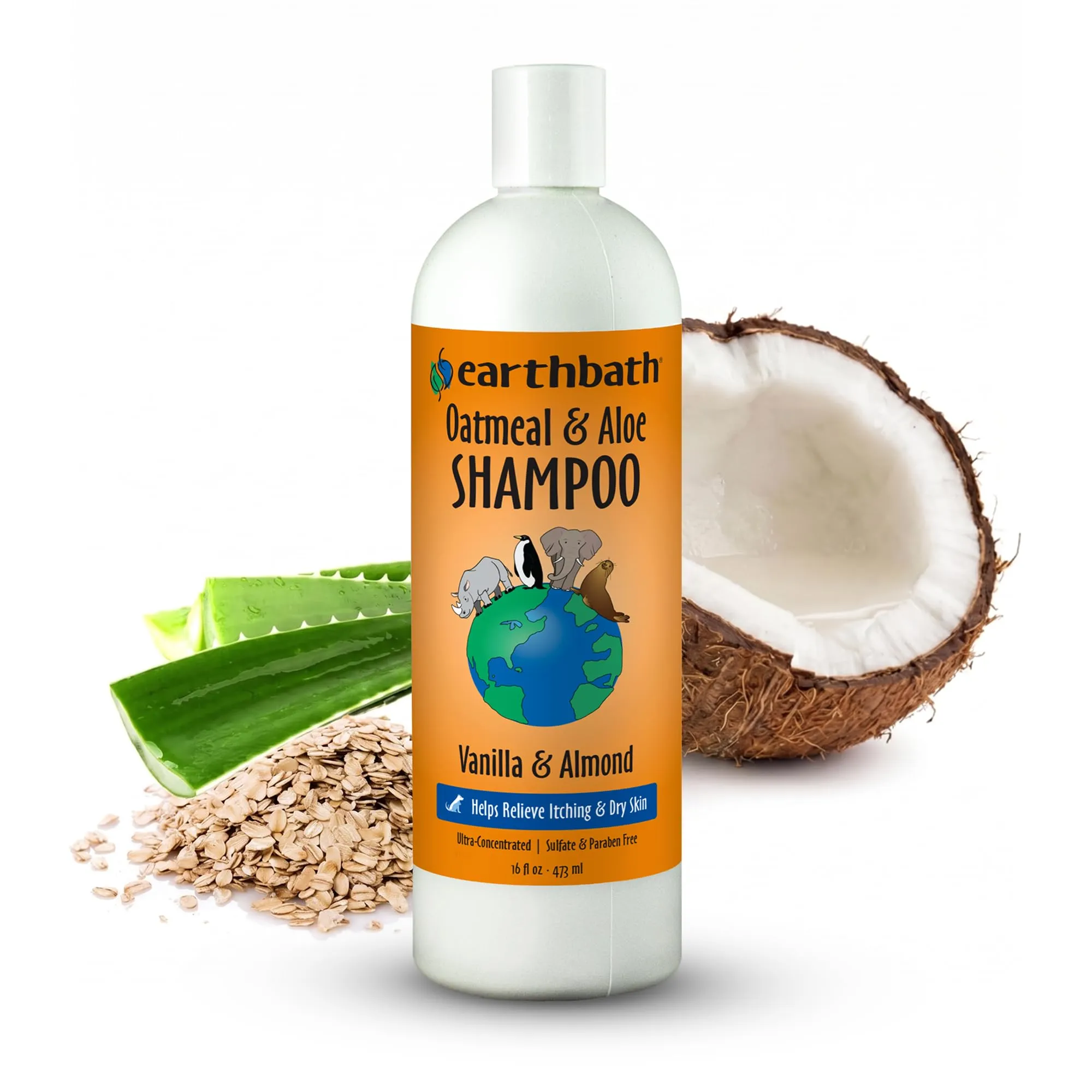 Earthbath Oatmeal & Aloe Shampoo - Vanilla & Almond