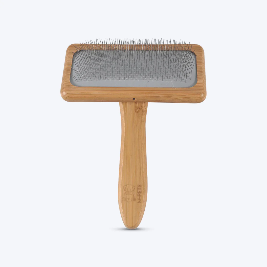 Heads Up For Tails Bamboo Slicker Pet Brush
