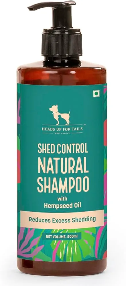 Heads Up For Tails Shed Control Natural Shampoo for Dogs - Hempseed Oil