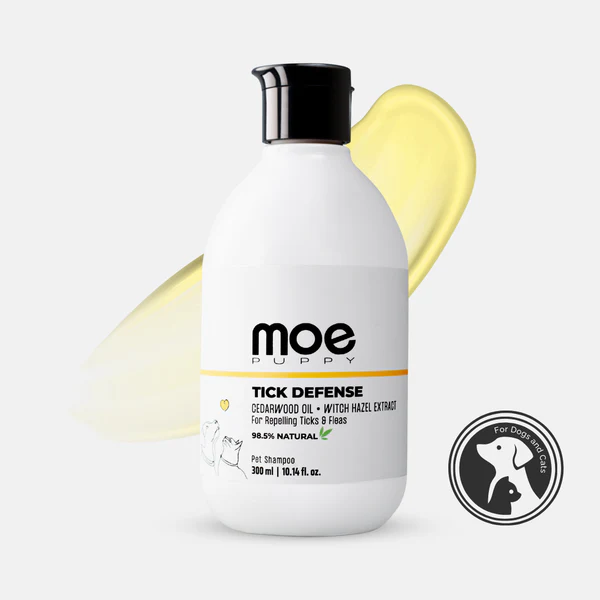 Moe Puppy Tick Defense for Repelling Ticks & Fleas Shampoo