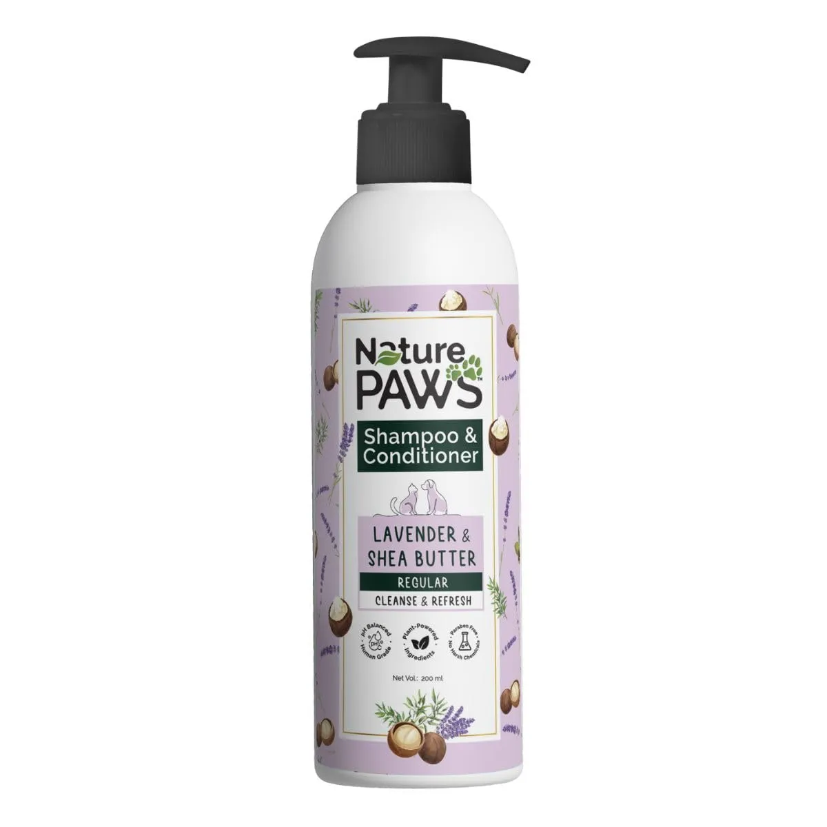Nature Paws Lavender & Shea Butter Shampoo and Conditioner