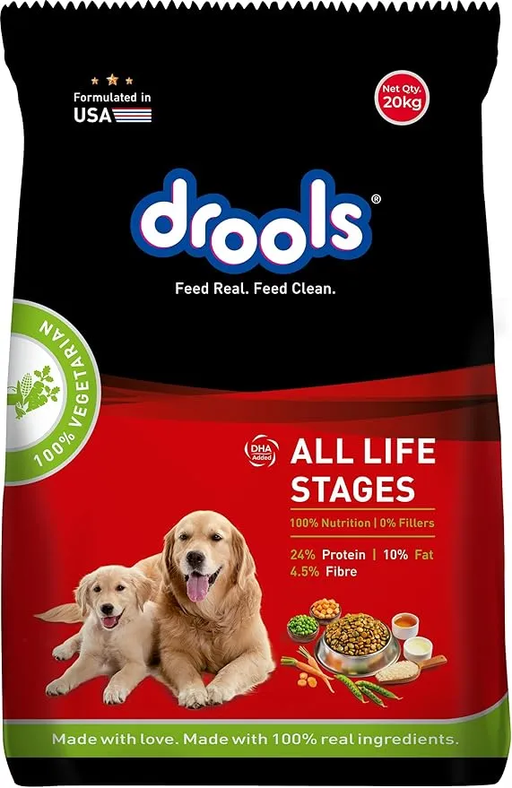 Drools Vegetarian Dry Food For All Life Stages Dog