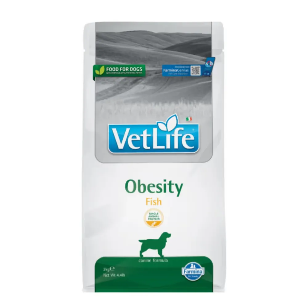 Farmina Vet Life Obesity Fish Canine Formula Dry Food For Adult Dog