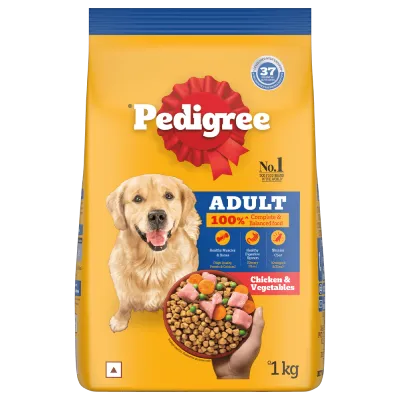 Pedigree Chicken and Vegetables Dry Food For Adult Dog