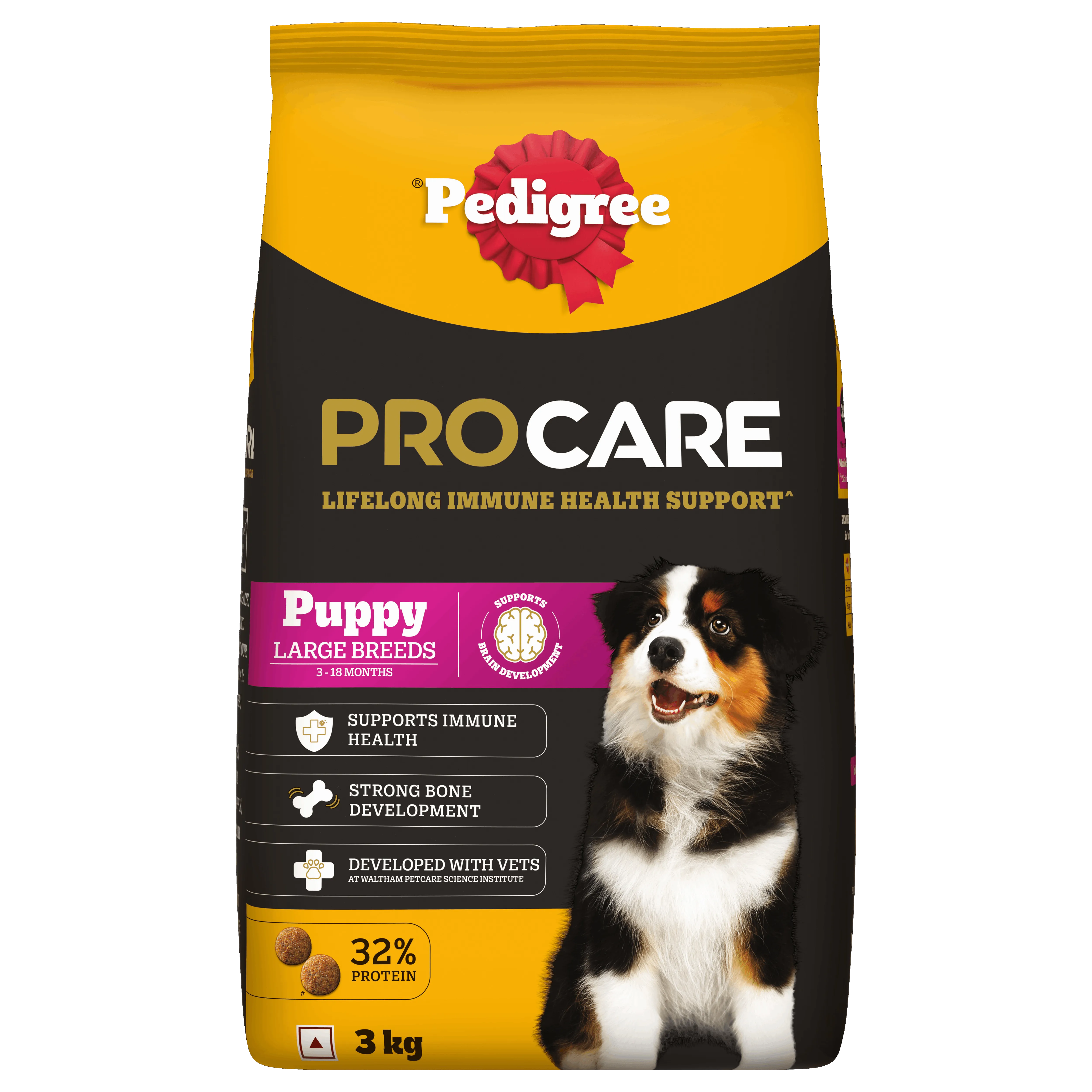 Pedigree Procare Puppy Large Breeds Dry Dog Food