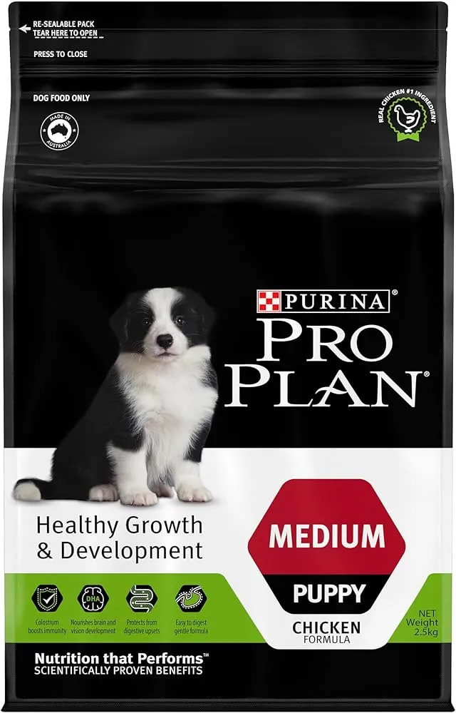 Purina Pro Plan Healthy Growth and Development Dry Food For Puppy - Medium Breed