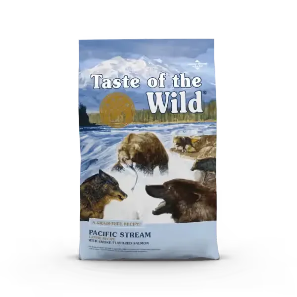 Taste of the Wild Pacific Stream Canine Formula Grain Free Adult Dry Dog Food - Smoked Salmon