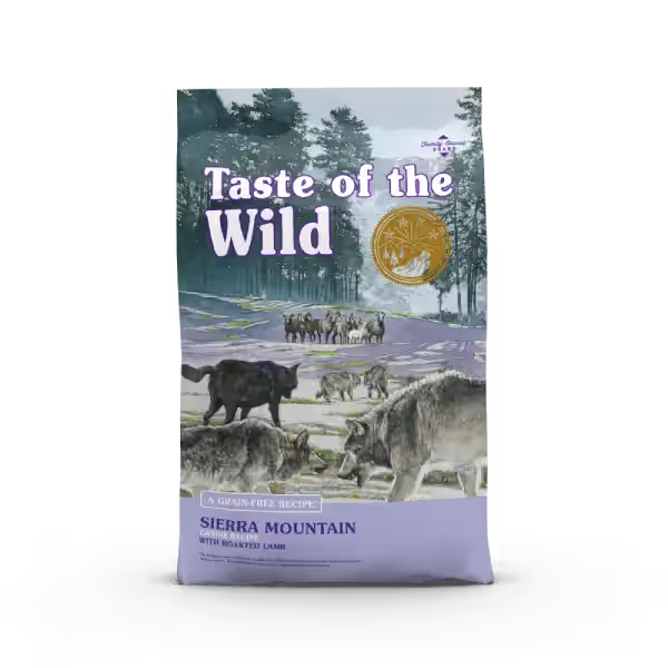 Taste of the Wild Sierra Mountain Canine Recipe Grain Free Dry Dog Food - Roasted Lamb